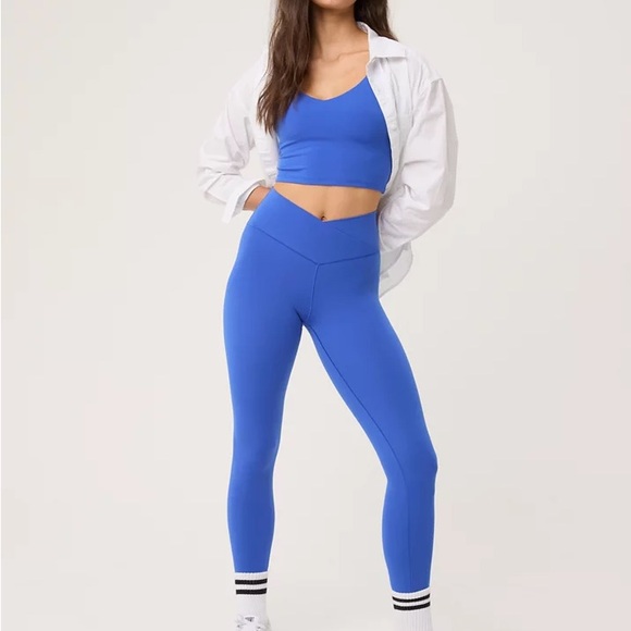 Aerie Blue Activewear leggings - Picture 1 of 2